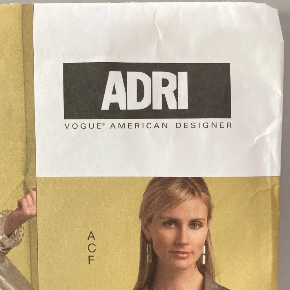 Vogue American Design V1055 ADRI Separates Jacket Top Skirt Pants Sz 14-22 Uncut
